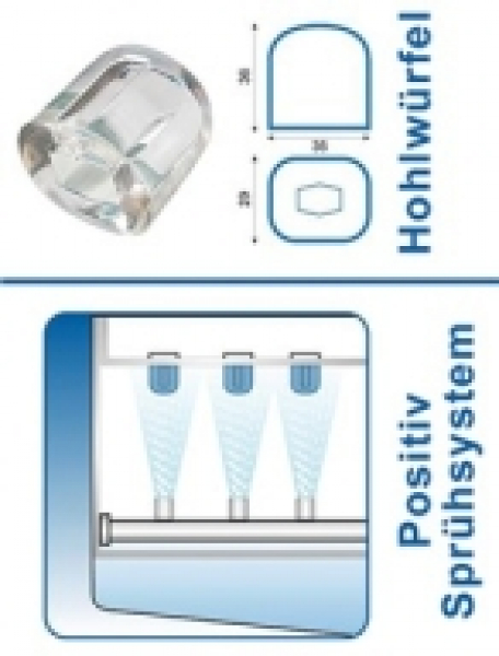 Eiswürfelbereiter SDE 84 L ca. 82kg/24h Luftkühlung